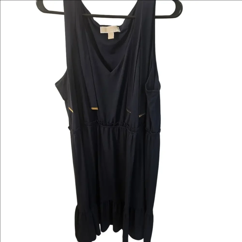 Michael Kors Navy Mini Sleeveless Dress